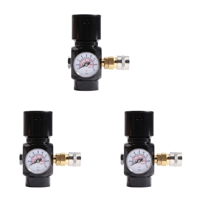 3X Regulator Mini Co2 Regulator for Pneumatic Tools Including , Staplers