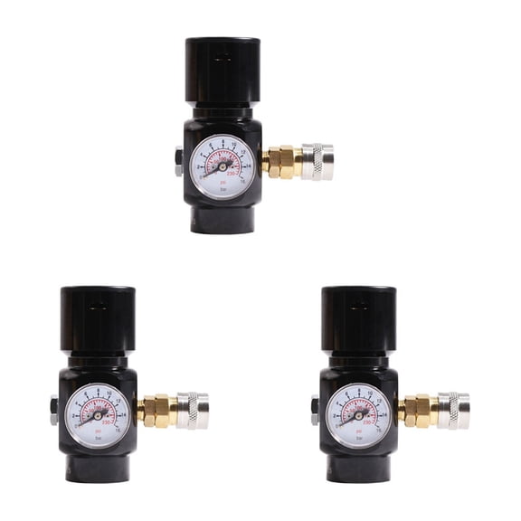 3X Regulator Mini Co2 Regulator for Pneumatic Tools Including , Staplers