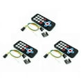 thumbnail image 1 of 3X Remote Control Module HX1838 Infrared Wireless Remote Control Kit Remote Control Robot Multi-Functional Module, 1 of 5