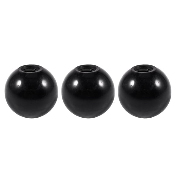 3X Replacement Black Bakelite 35 mm Diameter Ball Lever Knob,3 x Ball Knob,Black