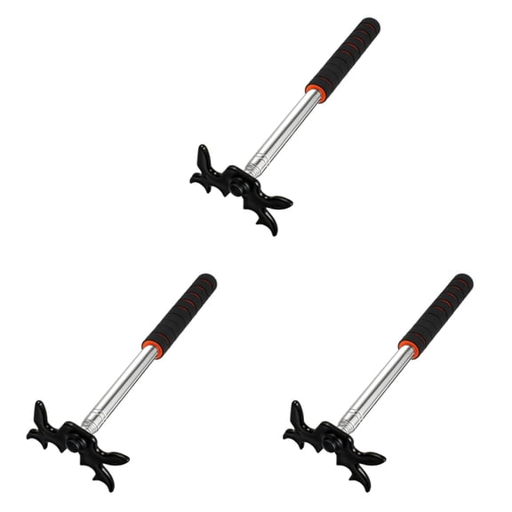 3X Retractable Billiard Cue Stick Bridge with Bridge , Billiard Pool Cue Accessory for Pool Table,Bridge ,Black