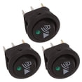 thumbnail image 1 of 3X Round 3 Pin Rocker / Parking Switch Front Rear Walking Sensor, 1 of 5