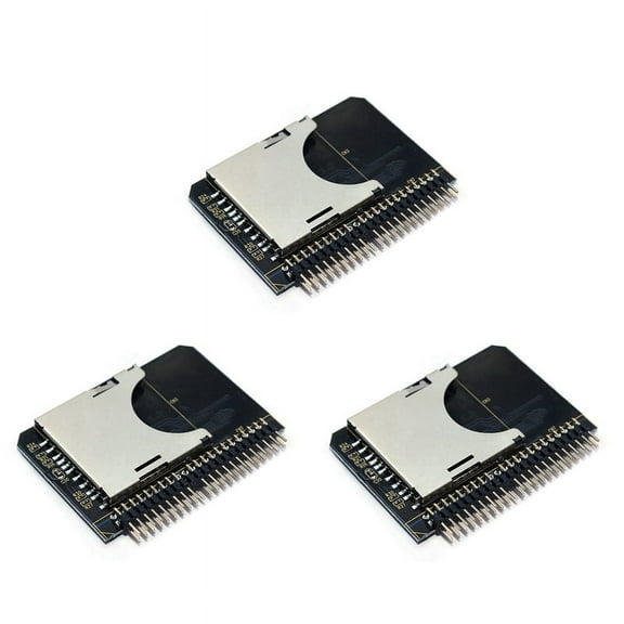 3X SD to 2.5 Inch IDE 44 Pin Converter Card IDE SD Card Adapter SSD Embedded Storage Adapter Card IDE Expansion Card
