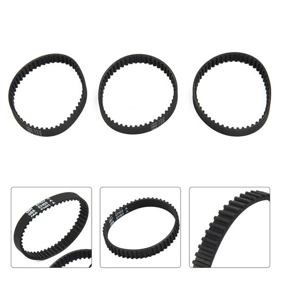 3X SHORT BELT for Shark HZ2002 Front Soft Brush Gates # 153-3GT-7