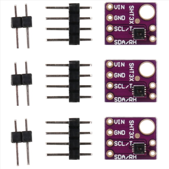 3X SHT31 SHT31-D Temperature & Humidity Sensor Breakout Board Weather Module for,3 X SHT31-D Temperature Humidity Sensor,purple