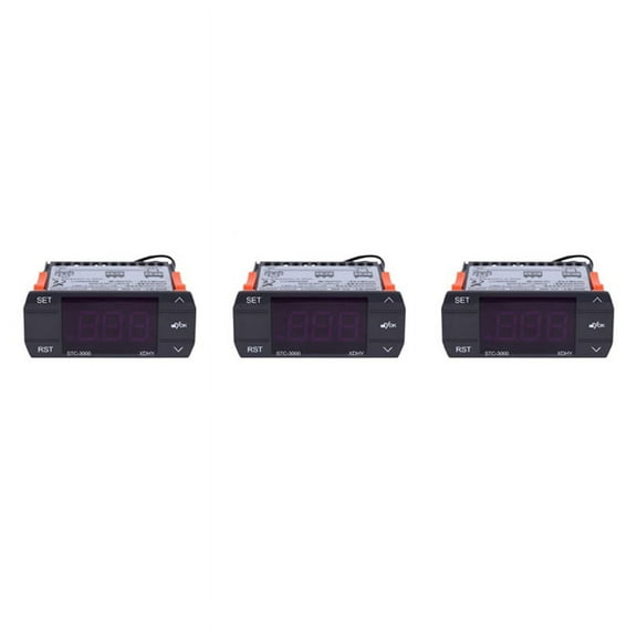 3X STC3000 110V220V 30A Digital Temperature Controller Thermostat with Sensor Controlling Tool