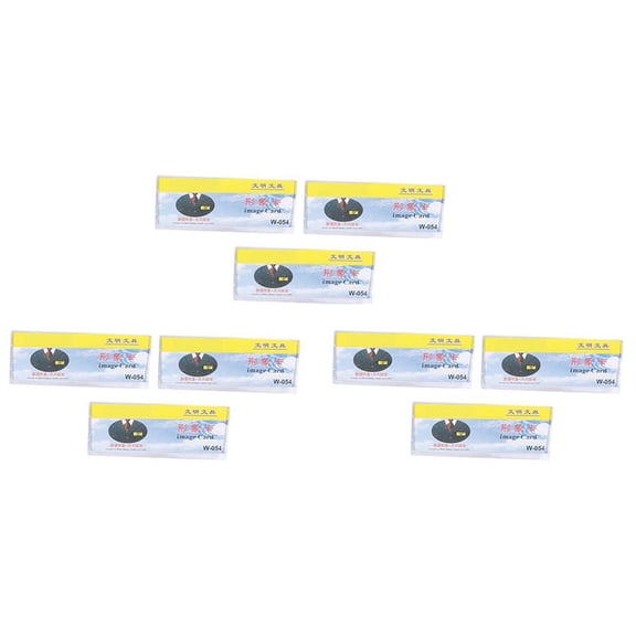 3X Safetypin Clear Hard Plastic Name Tag Clip Holder 3 Pcs