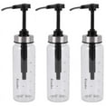 thumbnail image 1 of 3X Sauce Pump Dispenser with Glass Bottle Leakproof Kitchen Condiment Dispenser for Honey Ketchup Mustard Mayo, 1 of 8