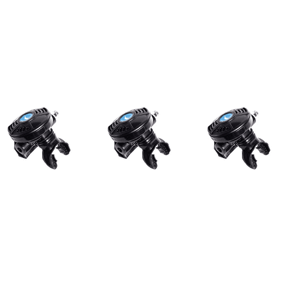 3X Scuba Diving 2Nd Stage Regulator Professional Underwater Scuba Dive Octopus Regulator Equipment Accessory-Black