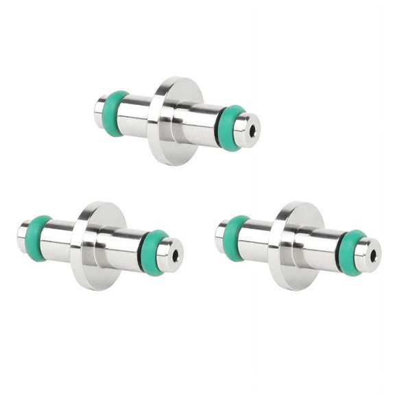 3X Scuba Diving High Pressure Hose T-End Air Spool Swivel High Pressure Gauge Regulators for Gauges with O-Ring,3 x Scuba Diving High Pressure Swivel,Silver