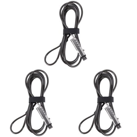 3X Security USB Password Anti-Theft Lock, Used for Anti Theft Function on Laptop, Tablet, Projector, TV