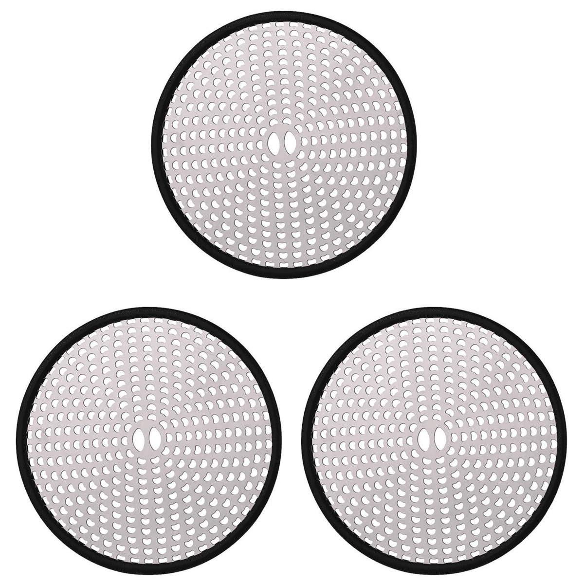 3X Shower Drain Cover Hair Catcher,Easy Clean Floor Drain Protector