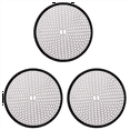 3X Shower Drain Cover Hair Catcher,Easy Clean Floor Drain Protector