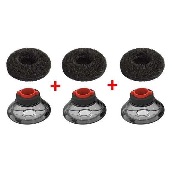 3X Size Large Comfort Eartips Ear Buds Replacement Ear Tips Kits Earpads Foam Set Cushion for Plantronics Voyager 5200 5220 5210 Series Bluetooth Headset