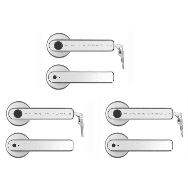 3X Smart Door Lock Keyless Entry Door Lock Keypad Door Lock with Handle