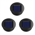3X Smart Garden Solar Powered Replacement Round LED Light Box Solar
