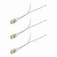 thumbnail image 1 of 3X Socket Ceramic Light Holder 2A 250V,3 x socket,white, 1 of 4