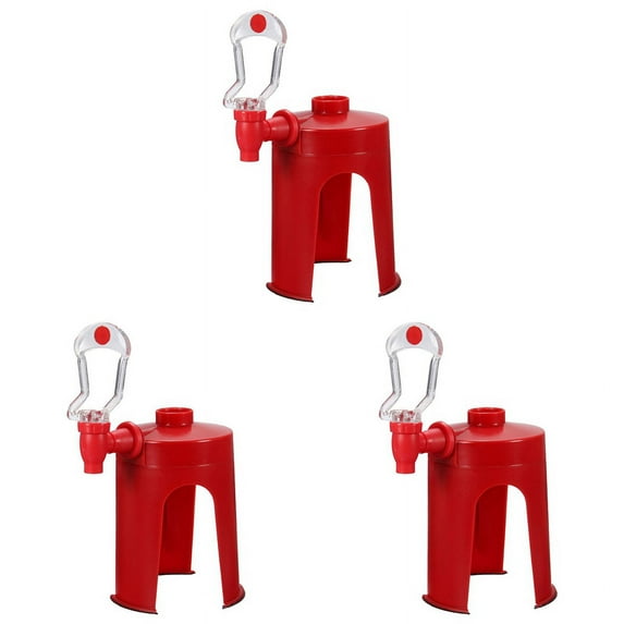 3X Soda Dispenser Dispenser Drink Dispenser Water Dispenser Party Sprite, Red