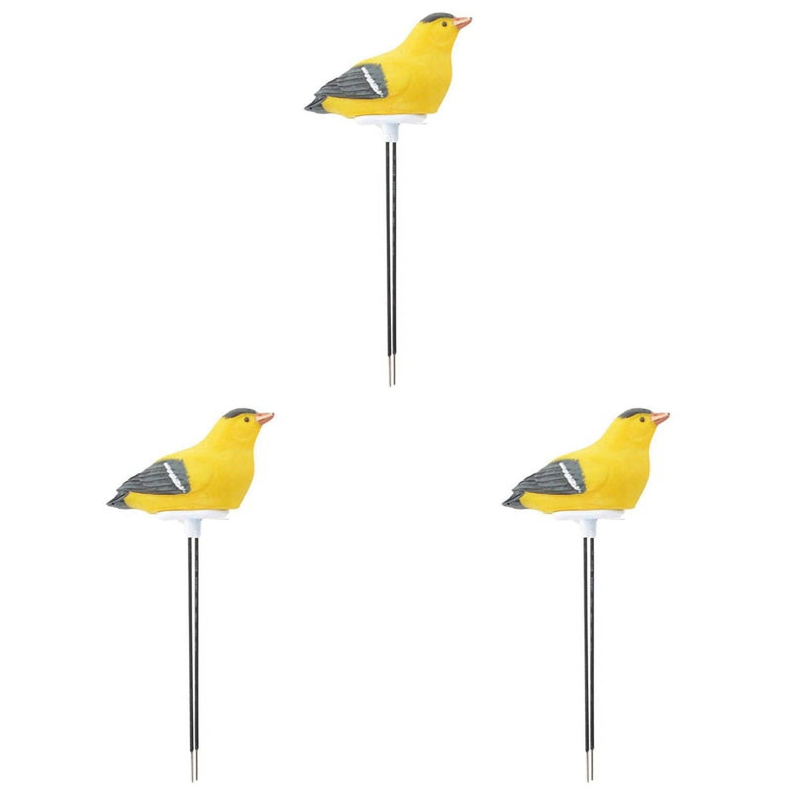 Tiamu Boden Feuchtigkeitsmesser Vogelform - Bewässerungsalarm Für Pflanzen, Gelb