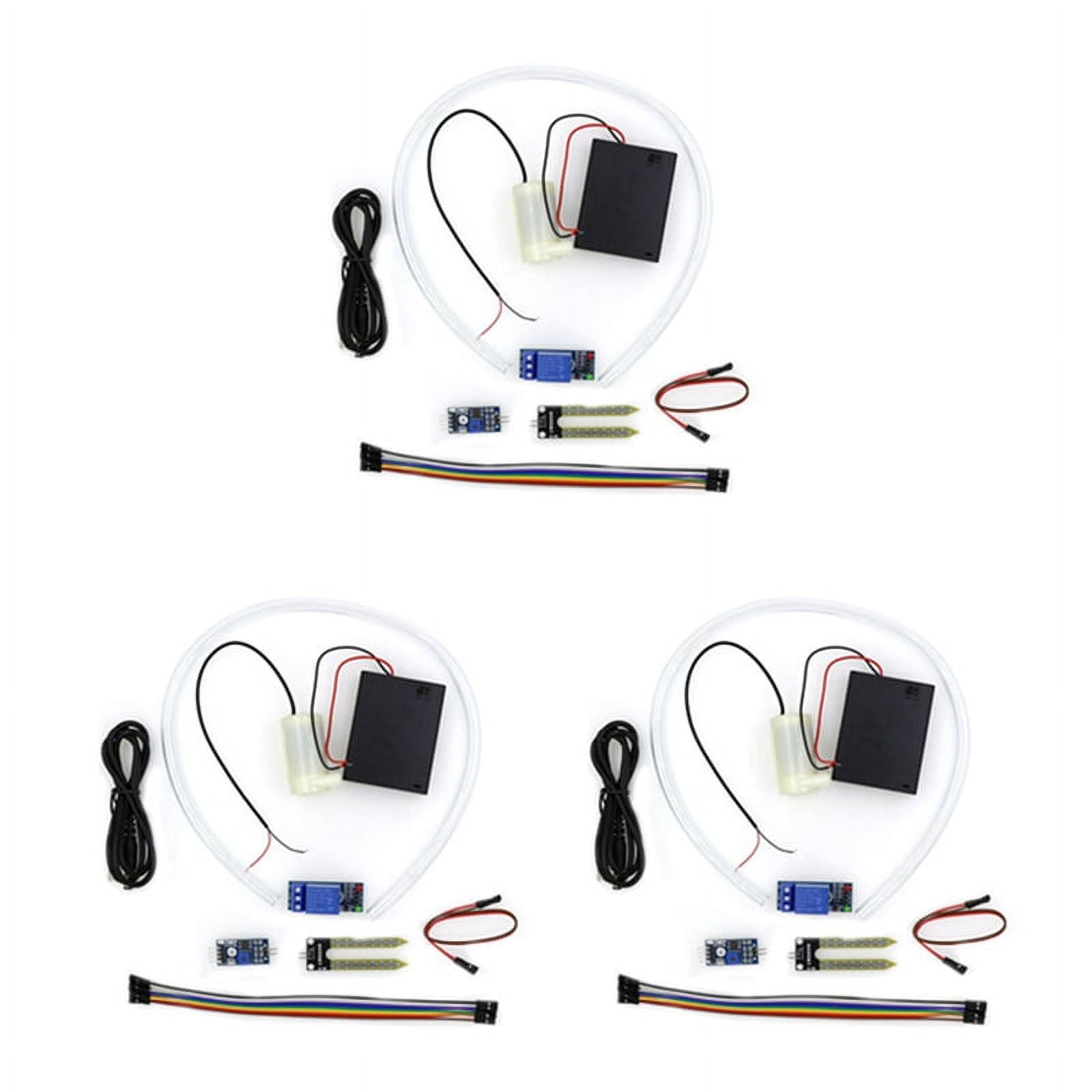 3X Soil Moisture Sensor Kit Automatic Watering System Manager with Mini