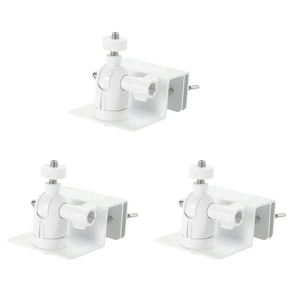 3X Special Monitoring Bracket for Rain Gutter Weatherproof Gutter Mount Bracket with Screw for Security Cameras