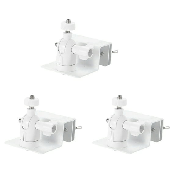3X Special Monitoring Bracket for Rain Gutter Weatherproof Gutter Mount Bracket with Screw for Security Cameras
