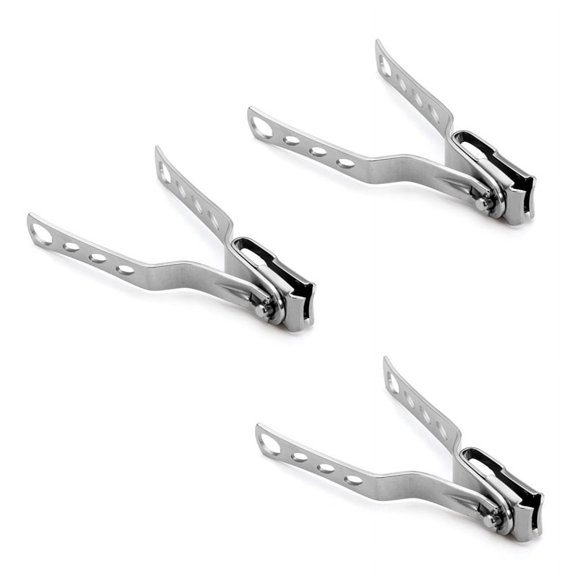 3X Stainless Steel Nail Tips Trimmer Manicure Nail Art Toes Clippers Tools