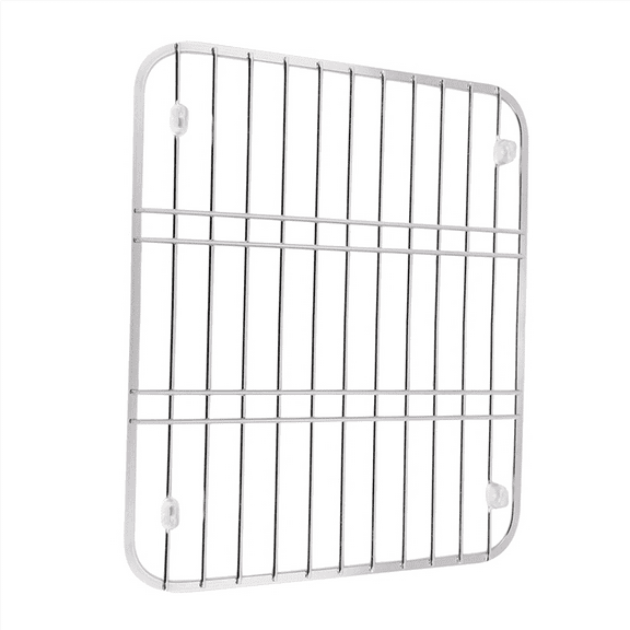 3X Stainless Steel Sink Drainer Rack Multifunctional Fruit Vegetable Dish Drying Rack Kitchen Sink Protector Grid