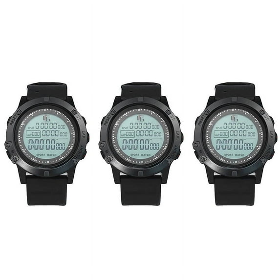 3X Stopwatch Digital Soccer Stop Watch Timer for Coaches 100 Lap Memory Water Countdown Stopwatch
