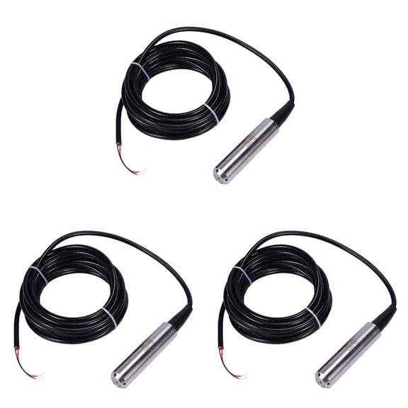 3X Submersible Water 4-20MA Liquid Level Transmitter Sensor Tank Level Sensor Metal Water Liquid Level Sensor