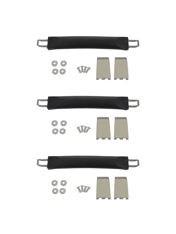 3X Suitcase Handle, Suitcase Luggage Case Handle Flexible 25cm Spare Strap Handle Grip Replacement