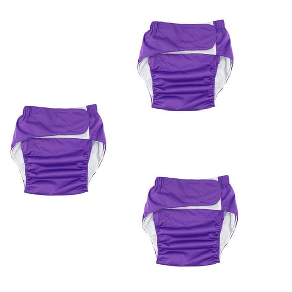 3X Super Reusable Adult Diaper for Old People and Disabled, Size Adjustable Waterproof Incontinence Pants