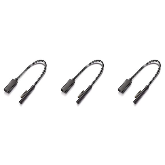 3X Surface Connect to USB-C Charging Cable Compatible for Surface Pro7 Go2 Pro6 5/4/3 Laptop1/2/3 & Surface Book