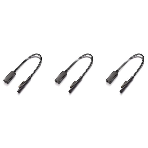 3X Surface Connect to USB-C Charging Cable Compatible for Surface Pro7 Go2 Pro6 5/4/3 Laptop1/2/3 & Surface Book