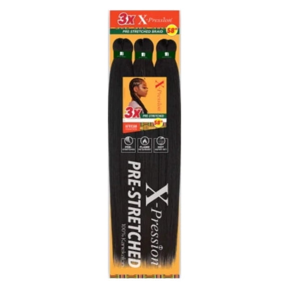 Sensationnel Xpression 3x Pre-Stretched Braiding Hair - 58"