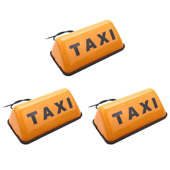 3X TAXI Led Indicator Light Sign LED Day Light Car Daytime Running Lights DC 12V 3W Auto Driving Roof Top Cab LED Sign