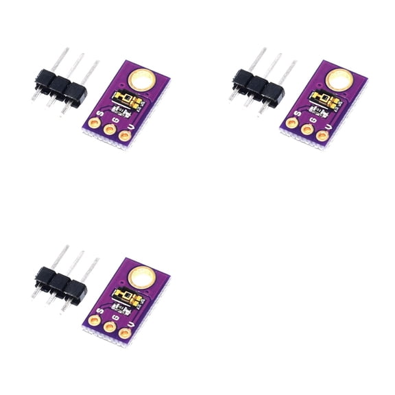 3X TEMT6000 Led Light Sensor TEMT6000 Photosensitive Sensor for Electronics Photosensitive Ray Test the Ac Intensity