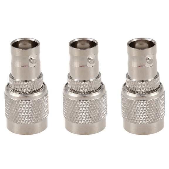 3X TNC Male Plug to BNC Connector Jack Female M / F Coaxial Connector Adapter Cable