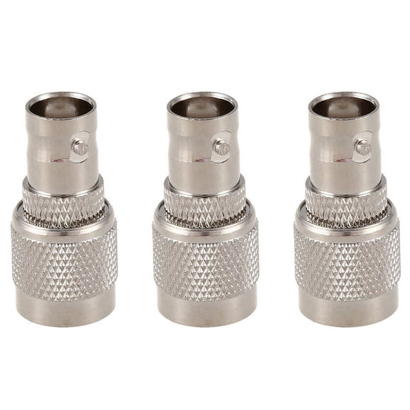 3X TNC Male Plug to BNC Connector Jack Female M / F Coaxial Connector Adapter Cable