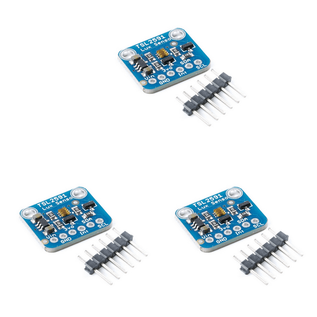 3X TSL2591 Digital Light Sensor Breakout Module High Dynamic Range IR