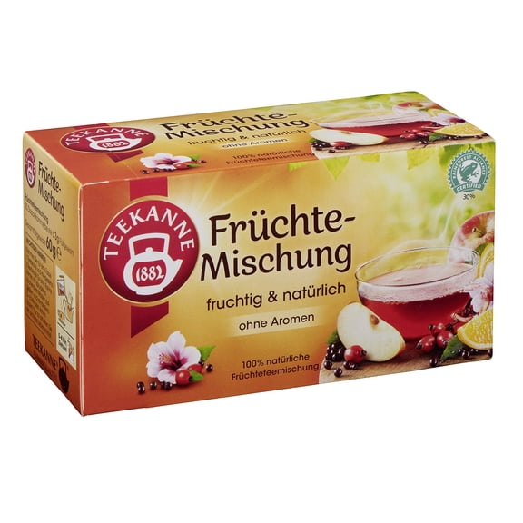 3X Teekanne (Frchte-Genuss) Fruits (Each Box 20 Tea Bags)