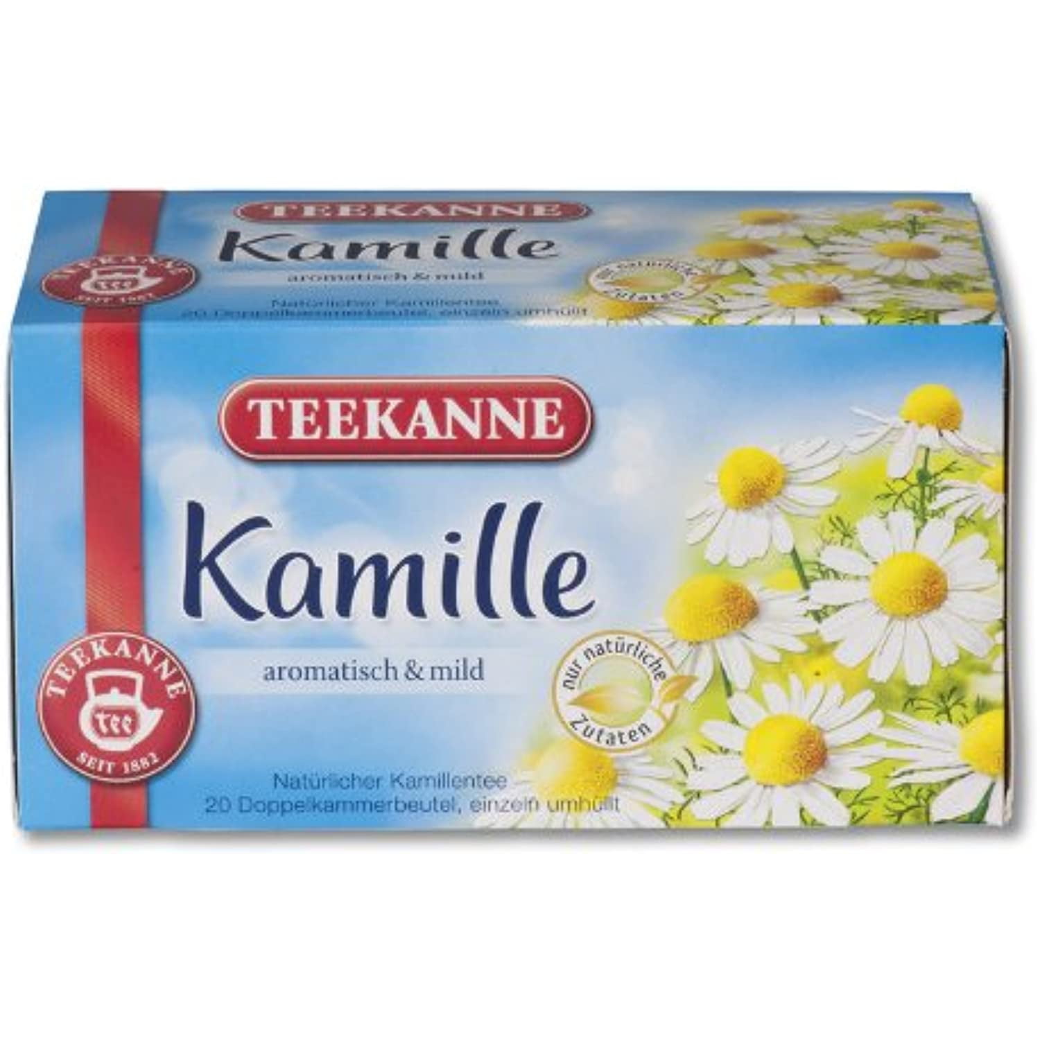 3X Teekanne (Kamille) Camomile (Each Box 20 Tea Bags)