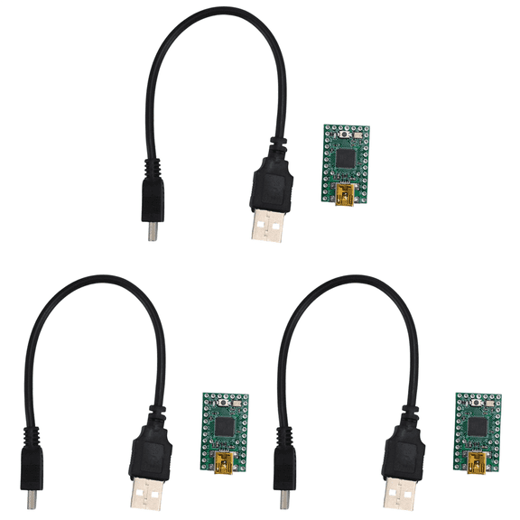 3X Teensy 2.0 USB AVR Development Board ATMEGA32U4 Expansion Board with Data Cable for