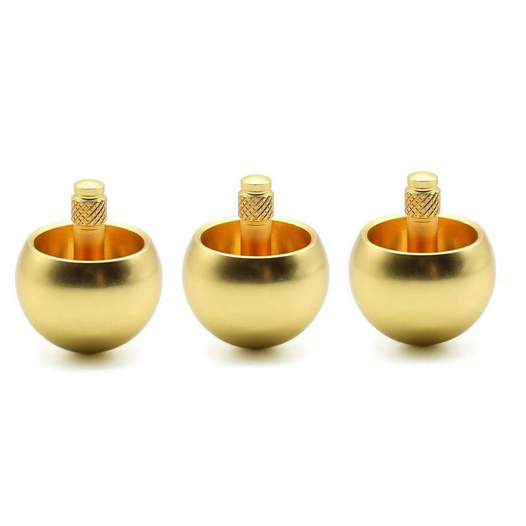 3X Tippe Top Metal Flip Over Top Stainless Steel Spinning Top Toy 