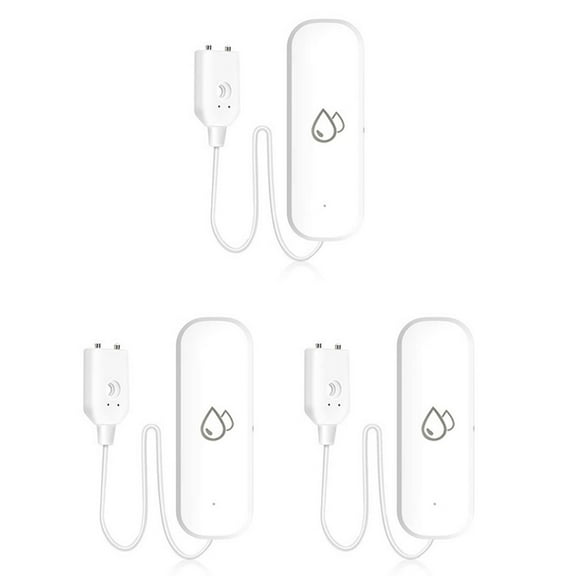 3X Tuya WIFI Water Sensor Alarm Water Leak Detector Flood Alert Overflow Security Alarm System Works