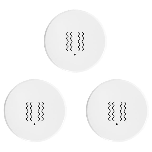3X Tuya Zigbee Smart Vibration Sensor Tilt Detector Home Security Protection Smart Life App Real-Time Monitor Alarm