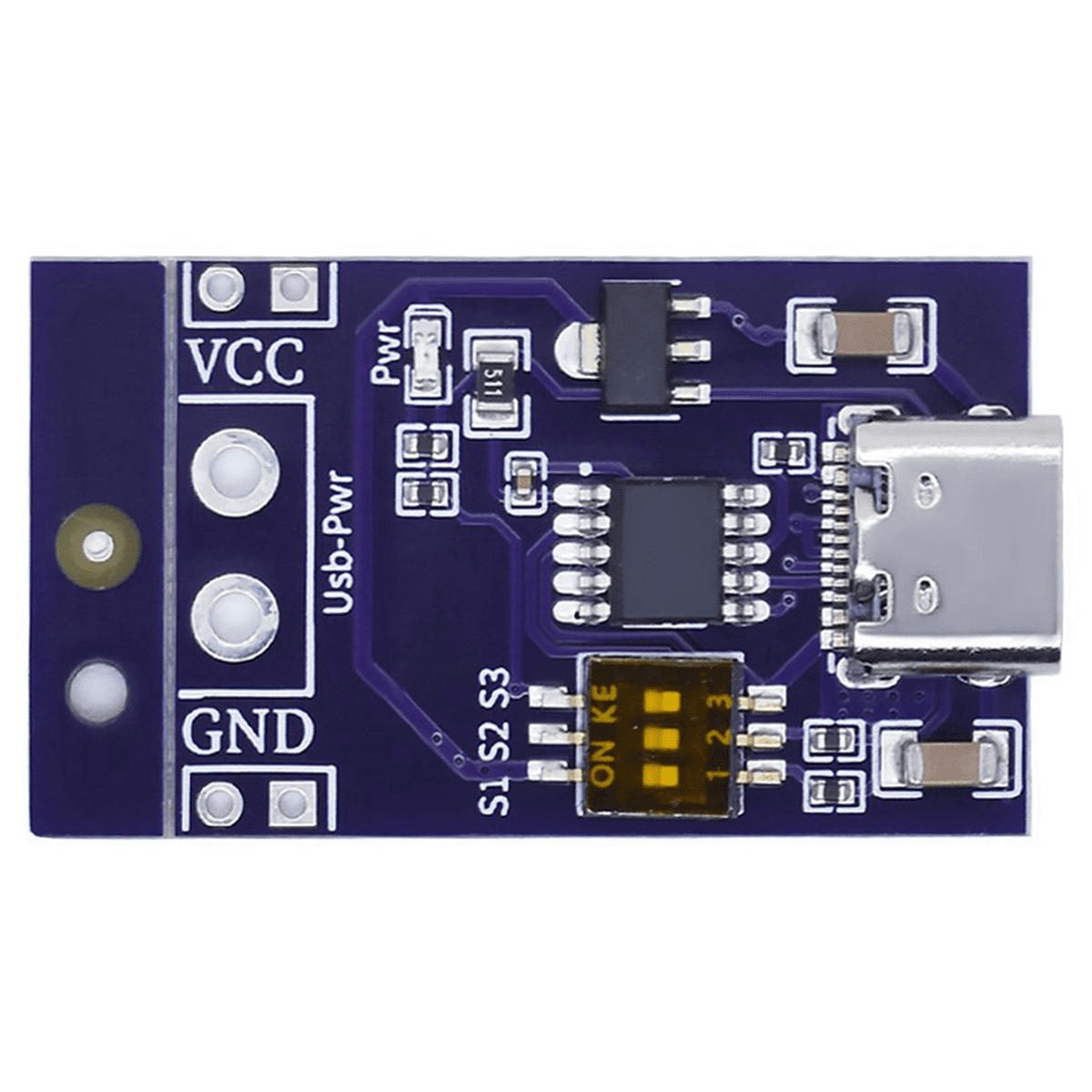 2-Pack Type-C Fast Charge Trigger Module | PD2.0/PD3.0 QC AFC Support | 5V-20V Voltage Selector | Dip Switch Adjustable 3 thumbnail image