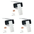 3X Universal Ceiling Fan Remote Control Kit Replacement, 6Speed
