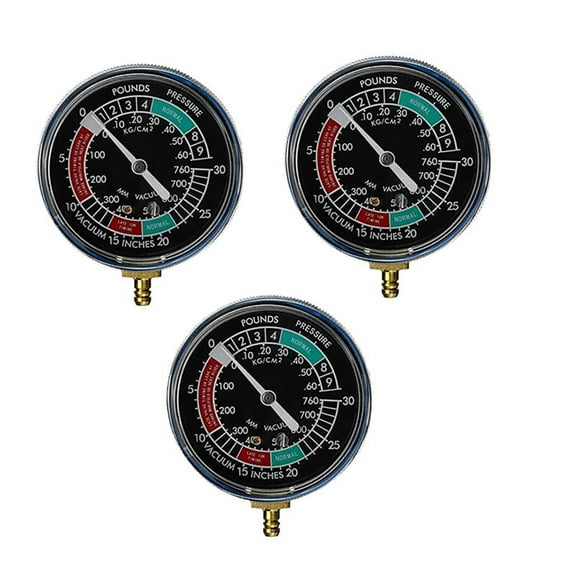 3X Universal Motorcycle Vacuum Gauge Carburetor Synchronizer Gauge Meter Balancer Gauge Tool