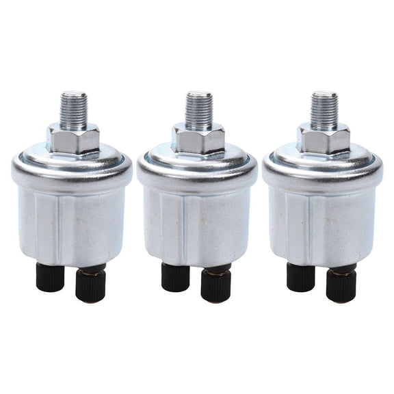 3X Universal Oil Pressure Sensor 0 To 10 Bars 1/8 Npt Generator Part 10Mm Crew Plug Alarm